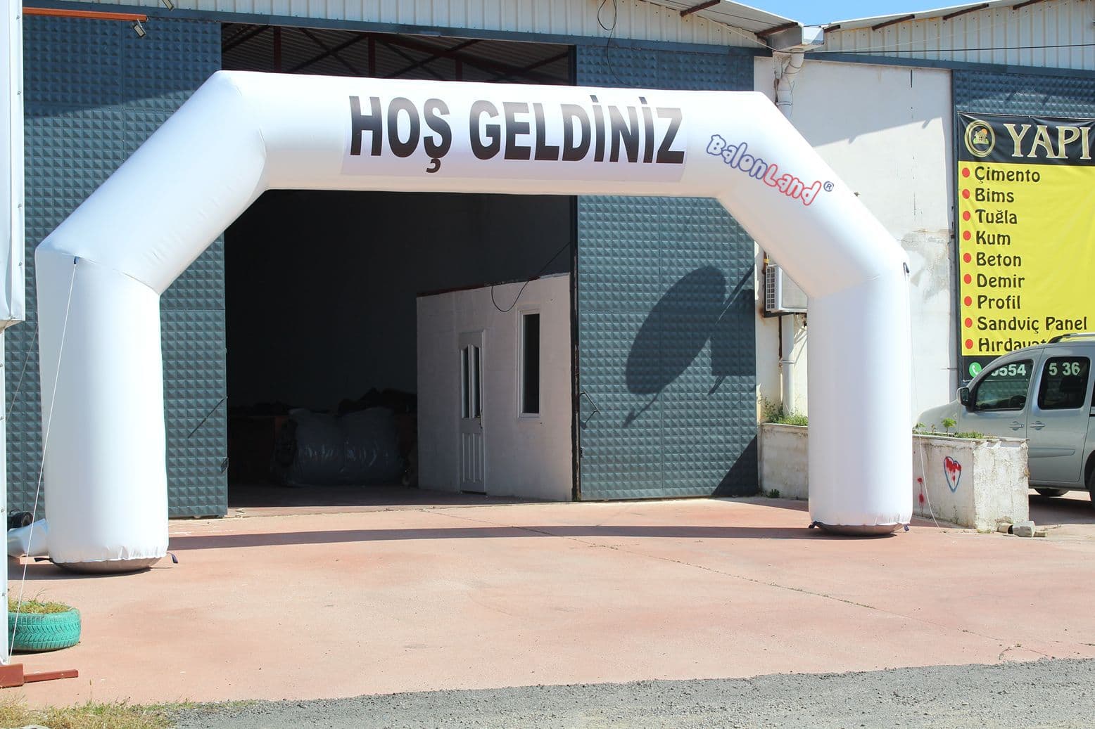 Şişme Hoşgeldiniz Yol Kemeri - Görsel 1